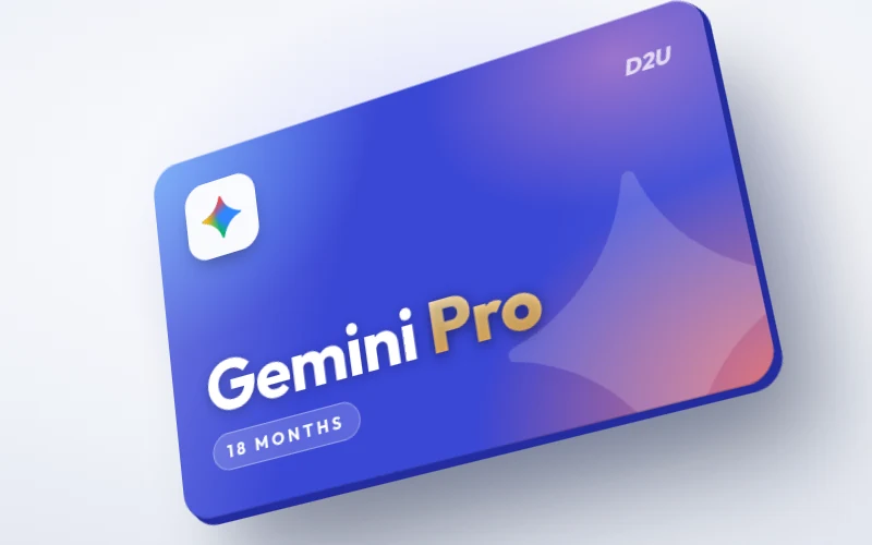 اشتراك Gemini Pro لمدة 18 شهر