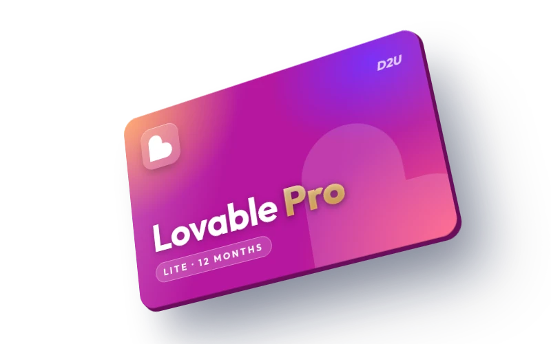Lovable Pro Lite — سنة